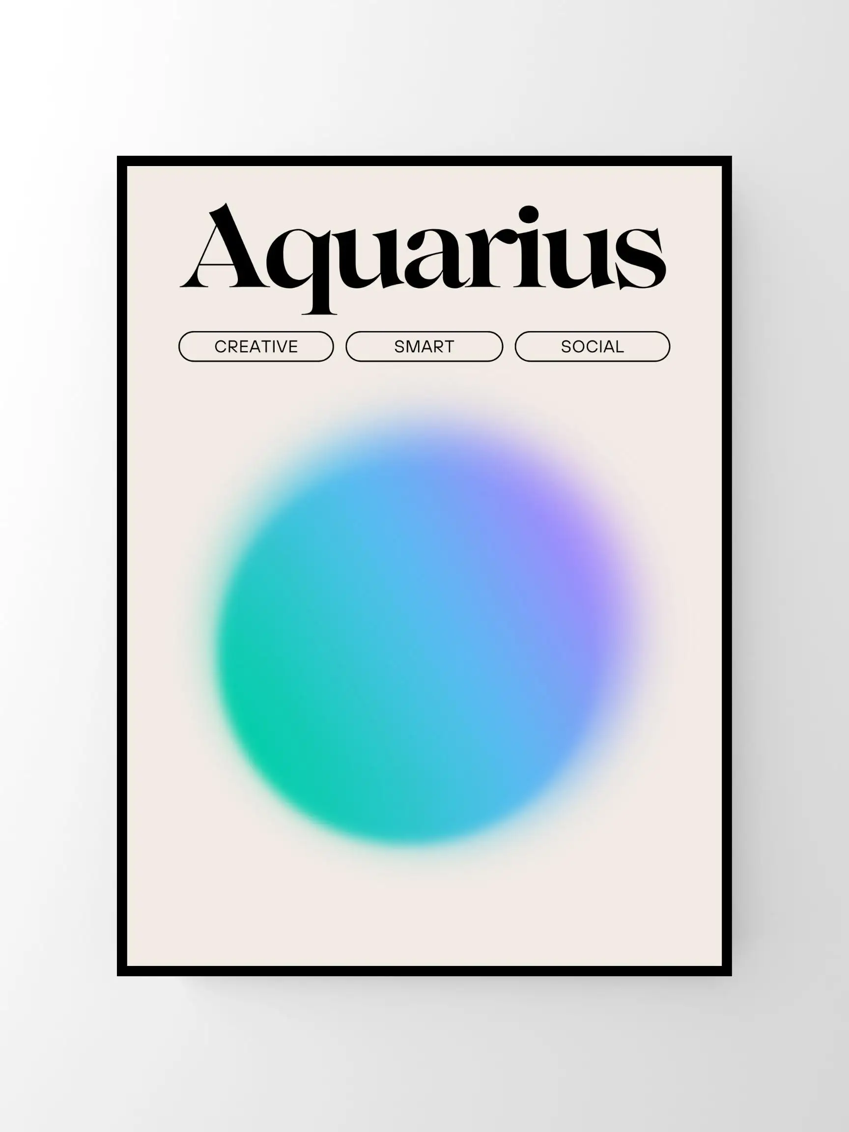 Colorful Aura Zodiac Wall Constellation Art Zodiac Astrology Poster Aura Aesthetic Poster Scorpio Virgo Aries Poster Home Decor