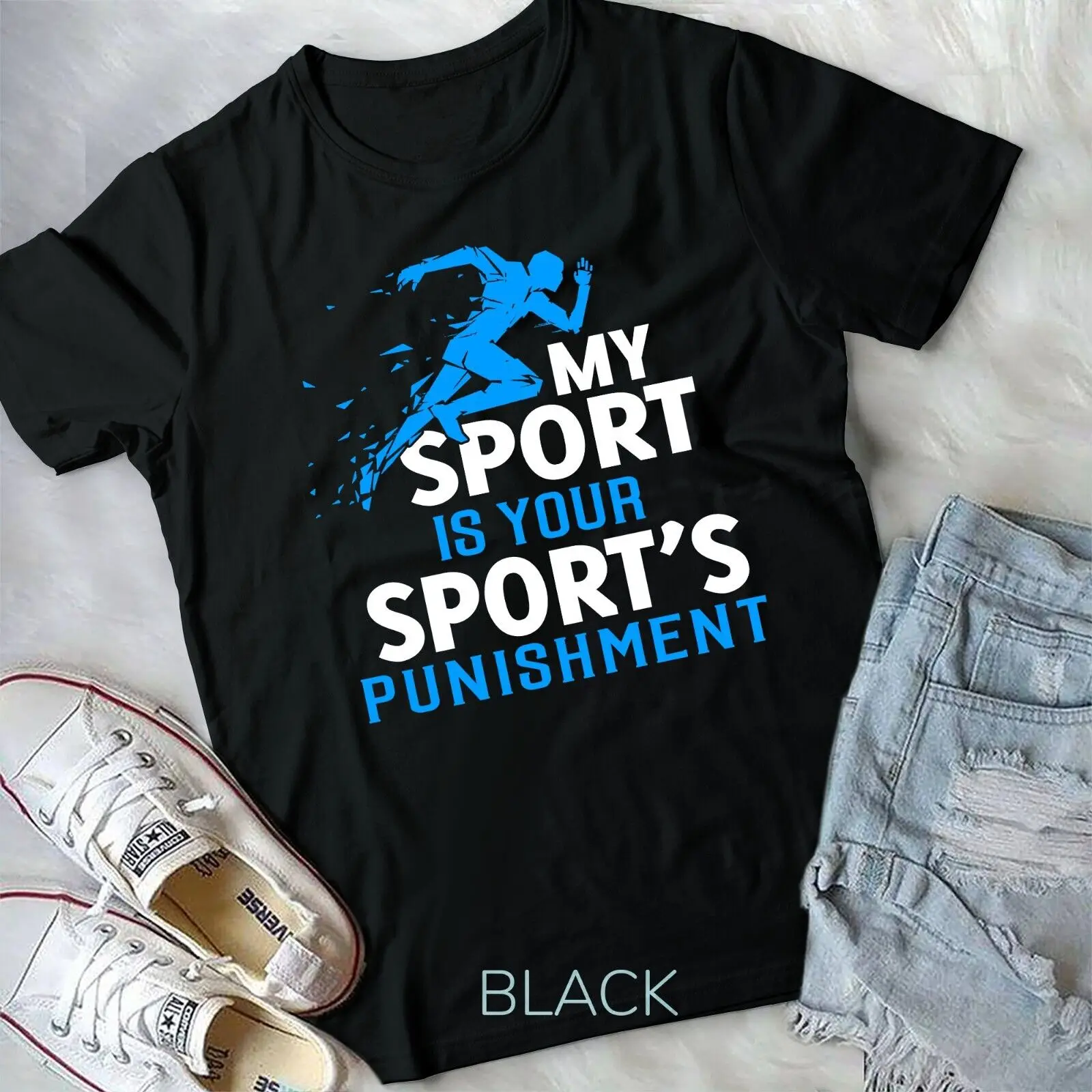 My Sport is Your Sports Punishment T-Shirt Running Jogging Unisex T-shirt