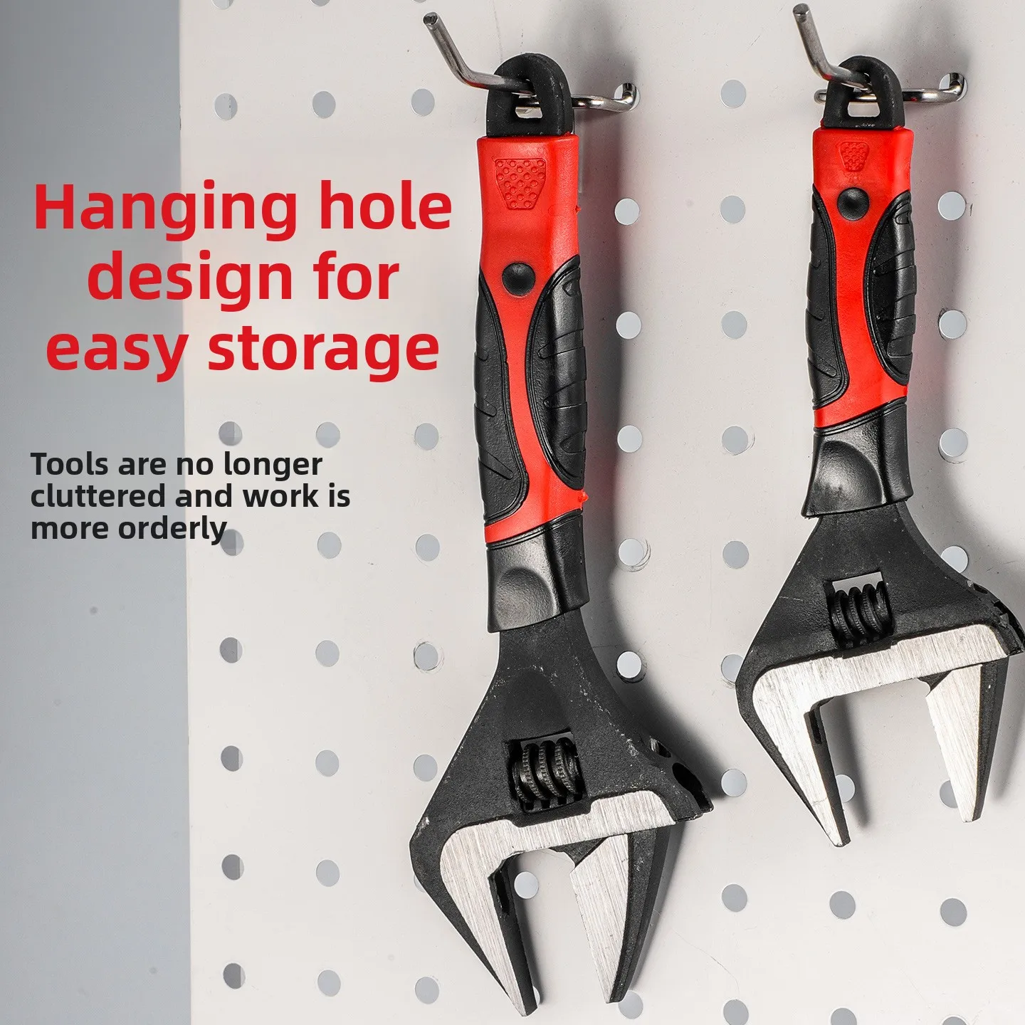 

Многофункциональный универсальный гаечный ключ промышленного класса — взрывозащищенный инструмент с короткой ручкой 8/10/12 дюймов и большим отверстием