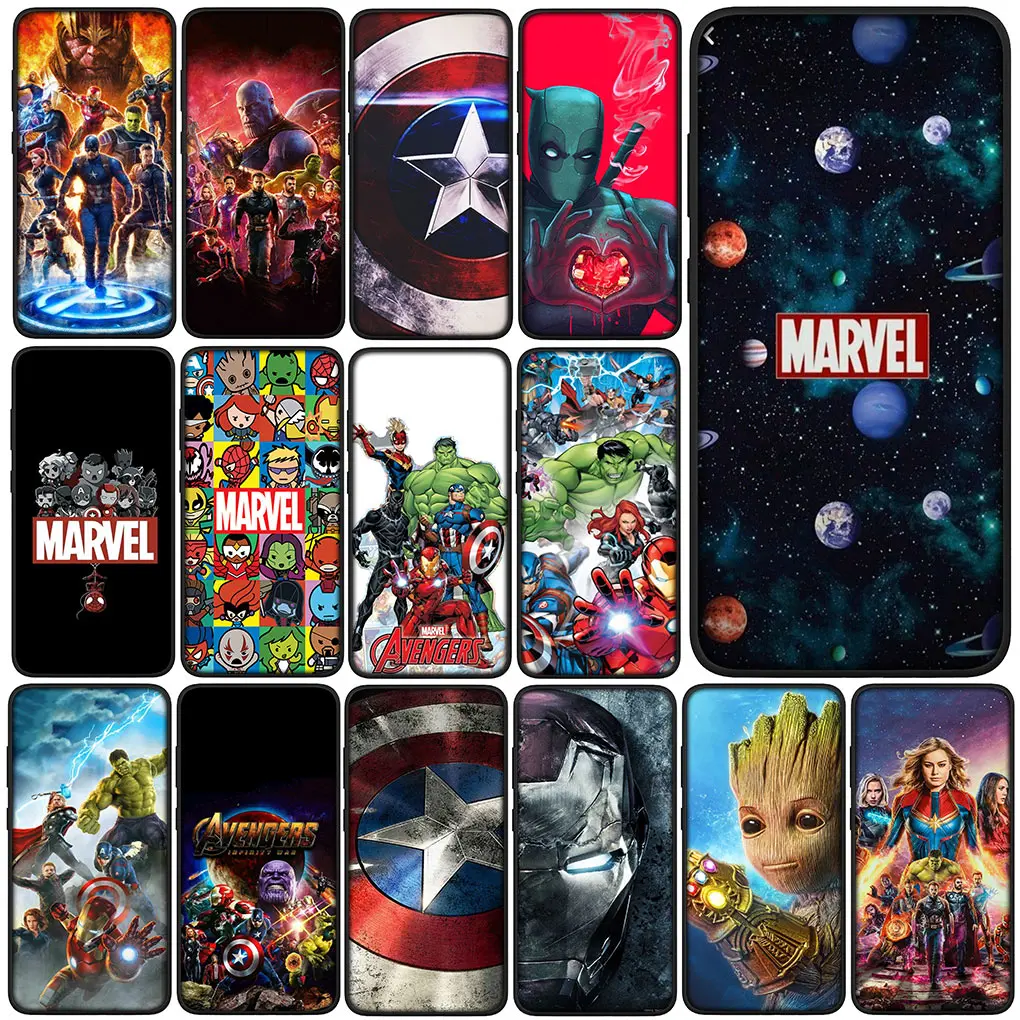 Avengers Marvels Superheroes IronMan Phone Cover Casing for Xiaomi Redmi Note 12 14C 13C A3 13 Pro Plus 12s A3 A3X Note13 Case