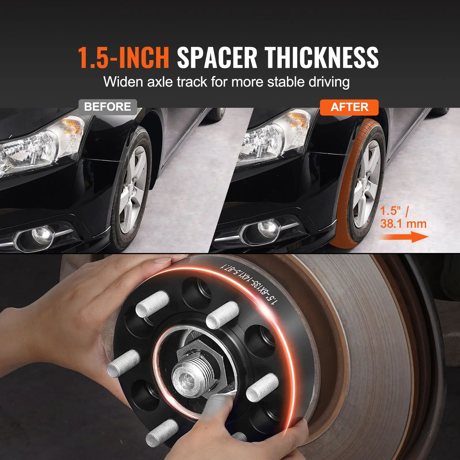 Wheel Spacers, 1.5