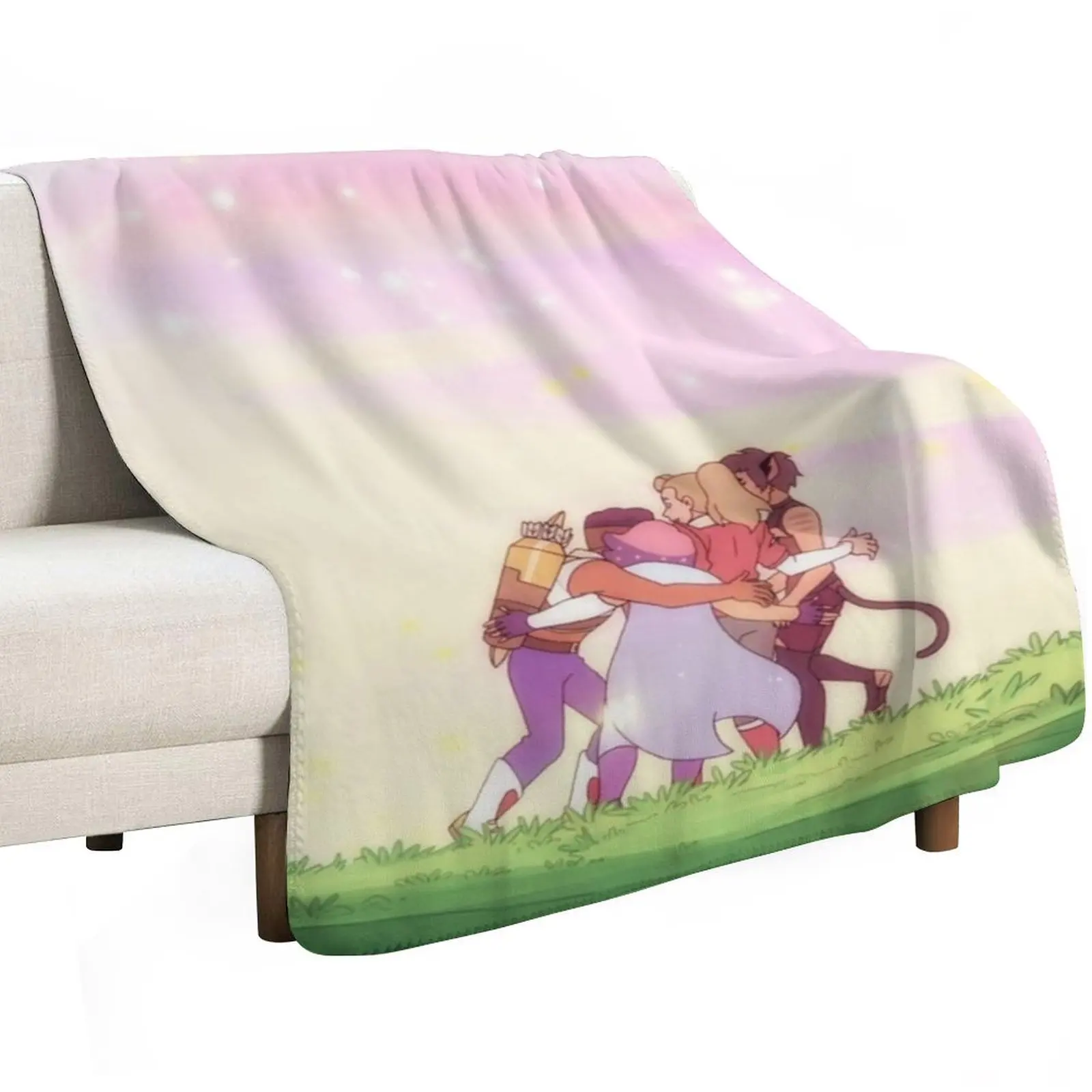 Best Friends Squad Hugging Throw Blanket sofa bed For Decorative Sofa Fashion Sofas for babies funny gift Beautifuls Blankets