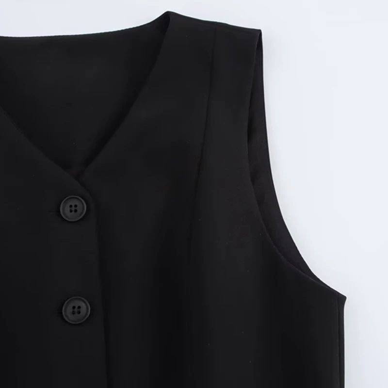 Französisch Mode Oansatz Weste Kleid Elegante Weibliche Frauen Casual Büro Dame Streetwear Kleidung Kurze Dresss Einfache Stil