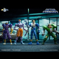 Capcom Captain Commando Creative Anime 3.75inch Action Figures Collectible Model Toys Room Decoration Children Surprise Gift
