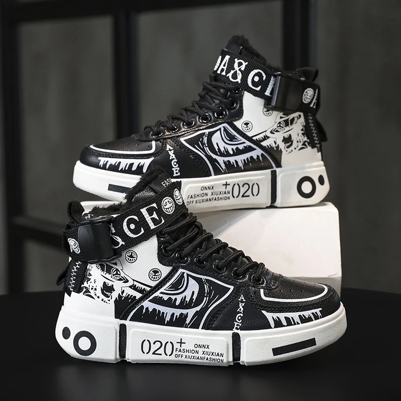 Fleece High Top Sneakers 3