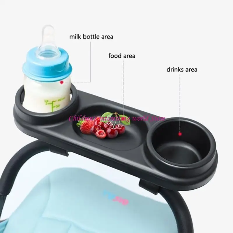 

Baby Stroller Dinner Table Tray Accessories Plate Handrest Dish Supplies 425F