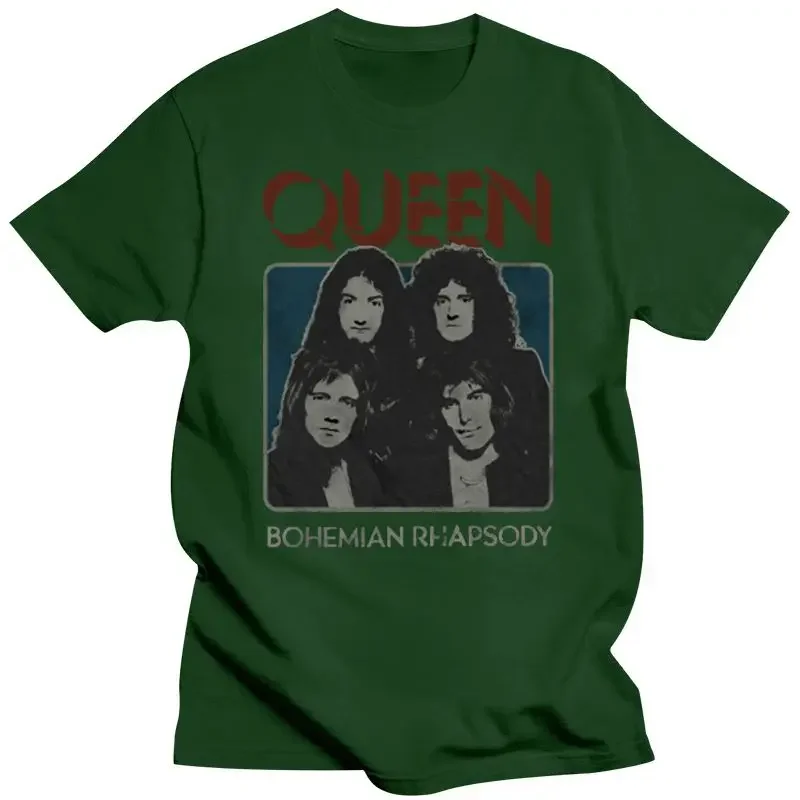 Bohemian Rhapsody Group Queen Shirt Freddie Mercury 2024 Fashion Short Sleeve Queen Vintage Rock T-shirt anime clothes Hot Sale