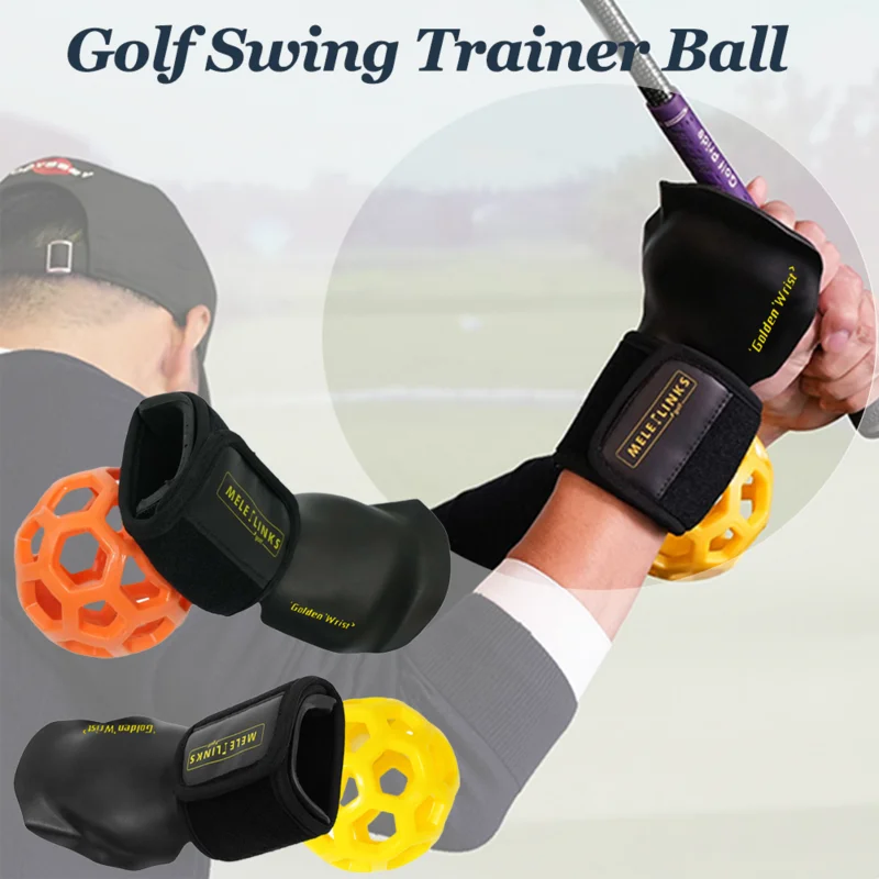 Portable Golf Swing Trainer Professional Pedal Golf Grip Training Aid Balls Golf Wrist Brace Band Trainer Golf Equipment