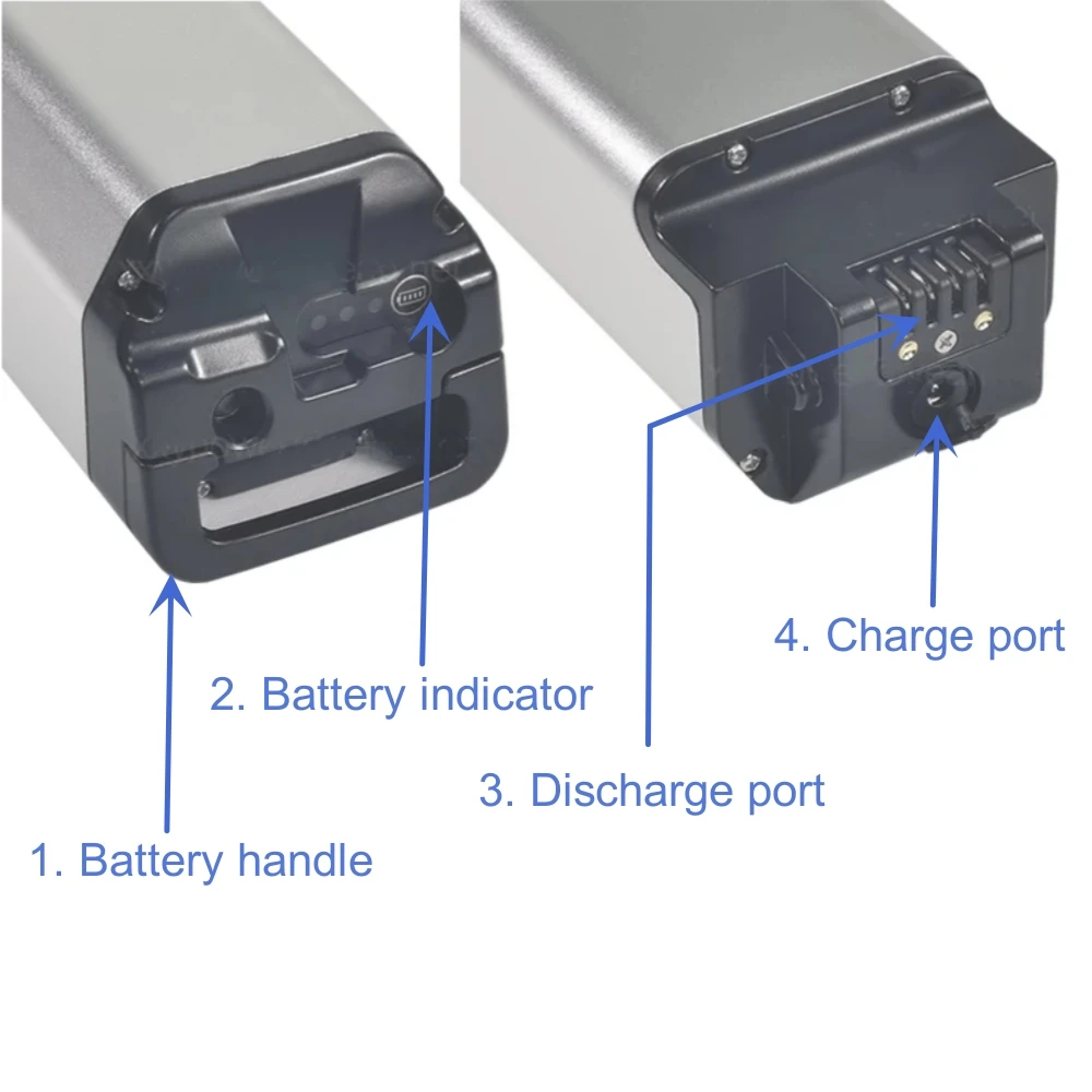 Luna Cycle X2 Z1 Endure Ebike Upgrade Battery 48V 17.5Ah 36V 24Ah 52V 14Ah Frame Hidden Battery for Dengfu E10 Electric Bicycle