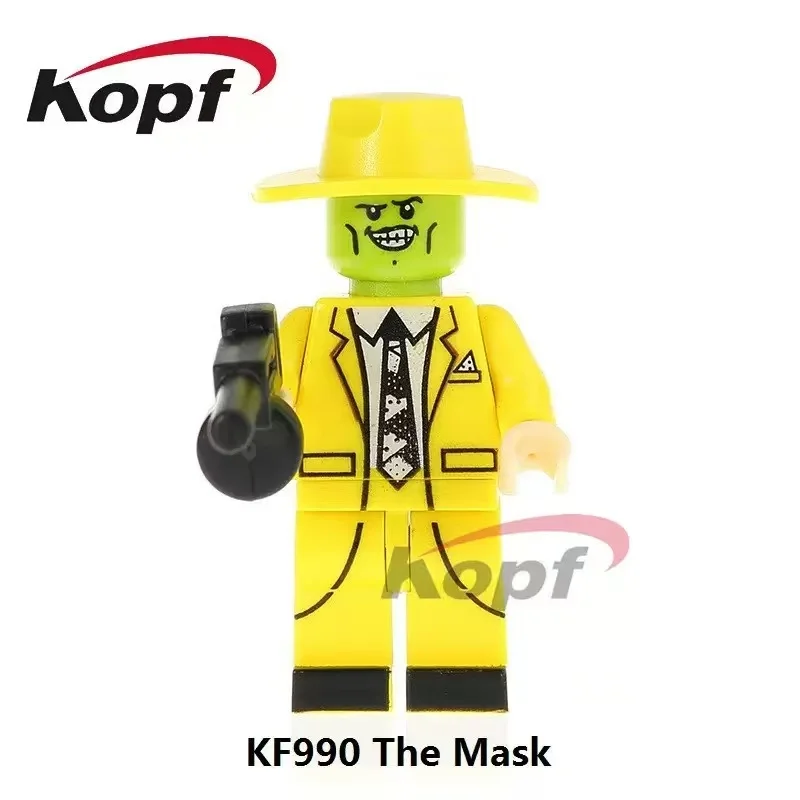 KF990 ABS Plastic Fantasy Comedy Film Character Bricks Building Blocks Children Gift Toys Mask view 2