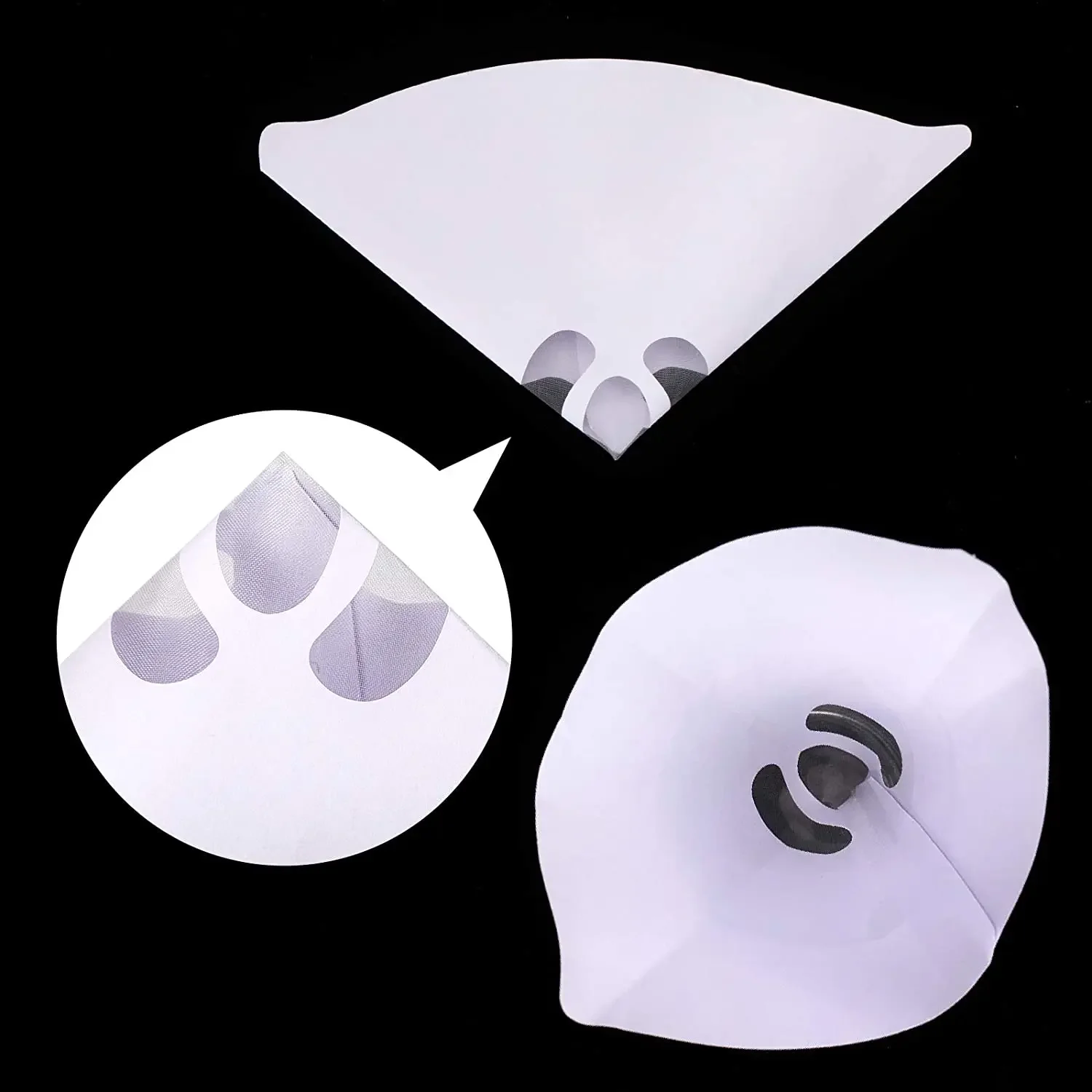 10-50pcs Car Disposable Paper Filter 190 Mesh Purifying Straining Cup Paint Spray Mesh Conical Nylon Micron Paper Funnel Tools