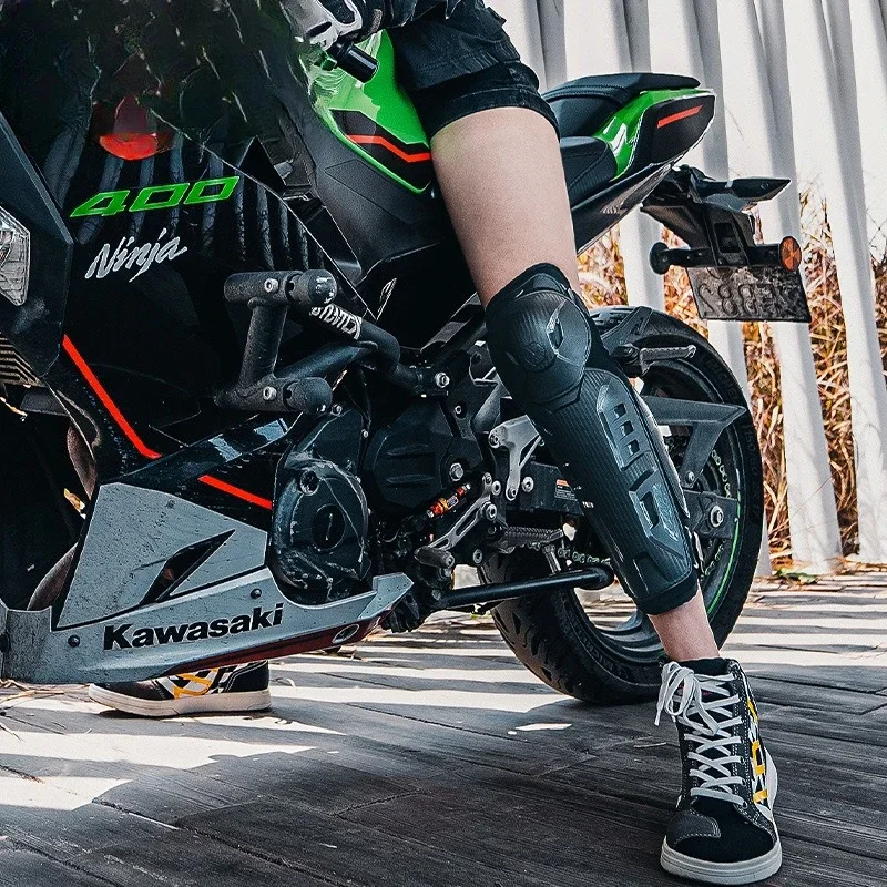 Motorcycle riding protective gear elbow pads knee pads four-piece set locomotive anti-drop riders men and women four seasons