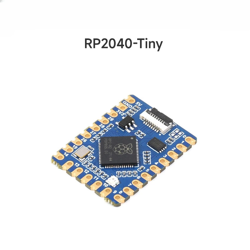 RP2040-Tiny Raspberry Pi, макетная плата микроконтроллера, двухъядерный процессор с дополнительной платой адаптера