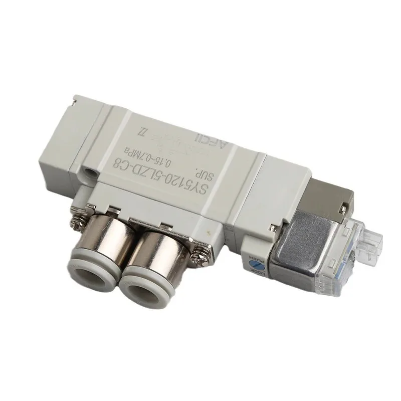 SY3120 SY5120 SY7120 4LZD 5LZD 6LZD High Quality Pneumatic Control Solenoid Valve  5 port 2 Solenoid Valve SY5120 Valve