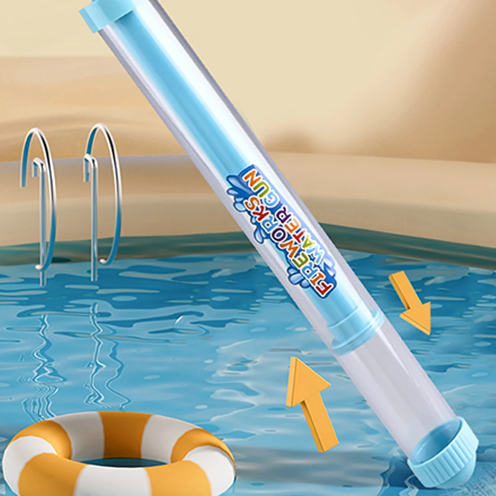 Fireworks Water Gun Water Spray Toy Large Capacity Tube Beach Water Fighting Toy Outdoor Water Toy for Concerts Water Festivals