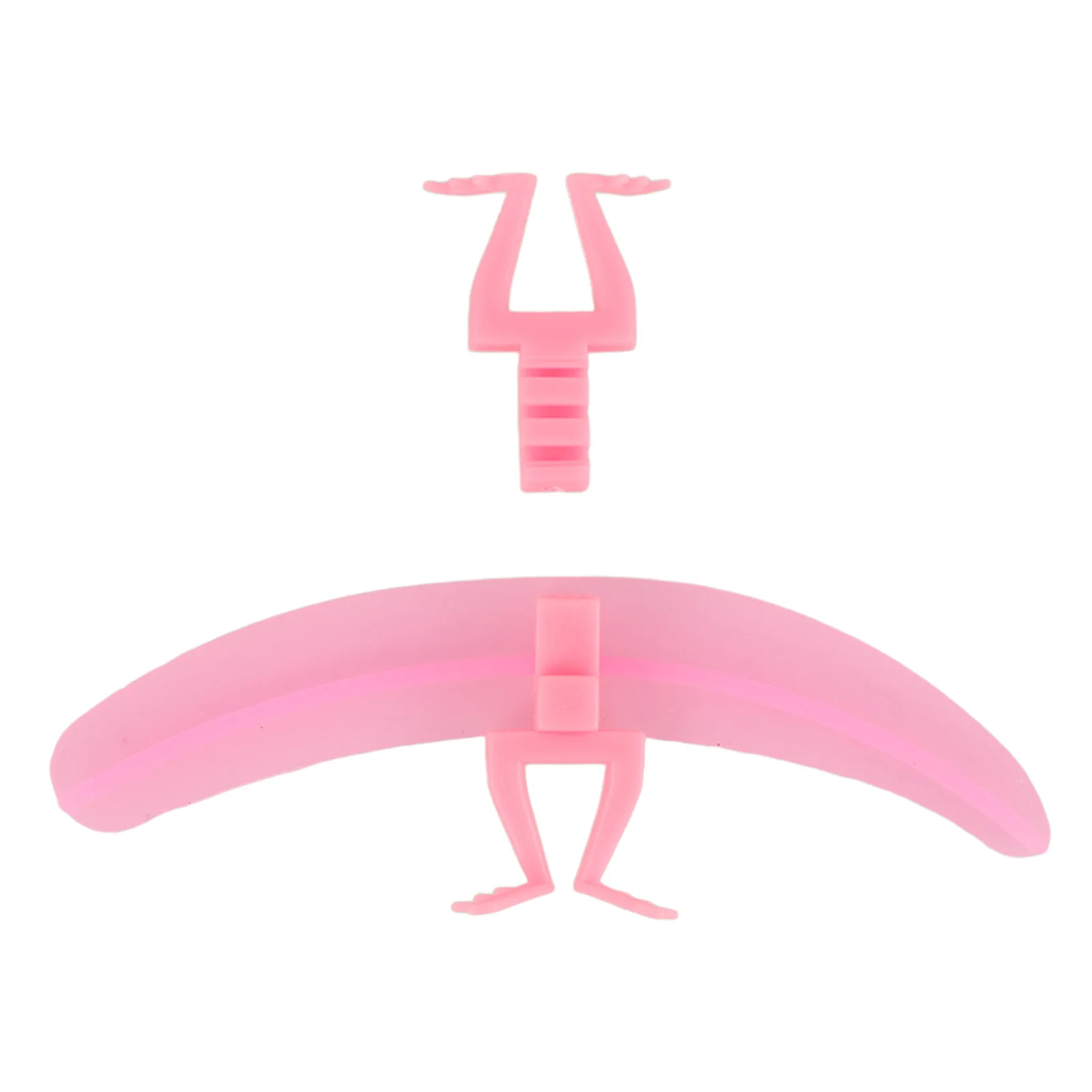 1 Juego de herramientas separadoras de pestañas, suministros auxiliares de injerto de pestañas postizas de silicona, separadores portátiles de extensión de pestañas para mujeres