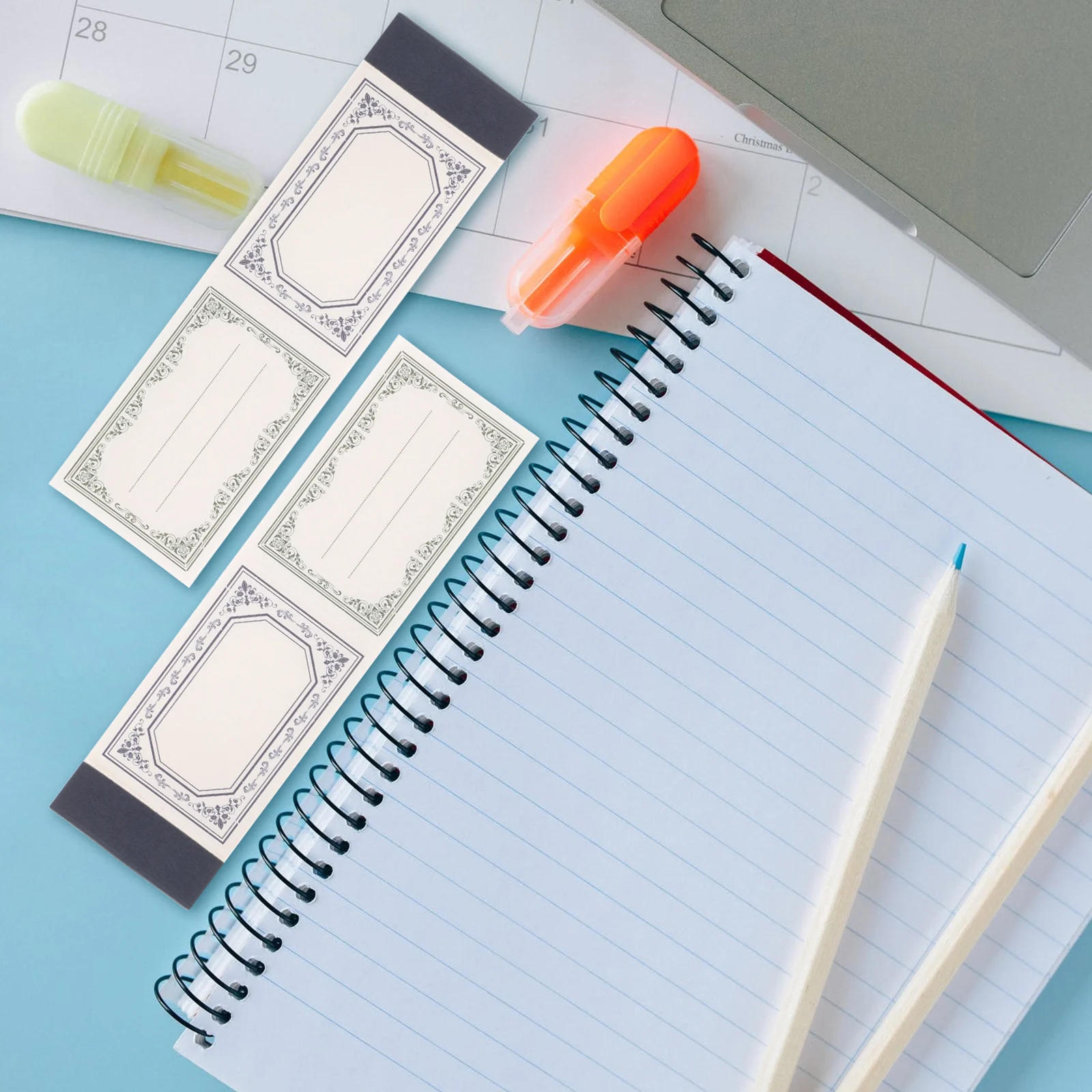 

2Pcs Portable Note Pads Mini Writing Notepads for Office School Daily Plan Memo Notebooks Multi Purpose Portable Handbook