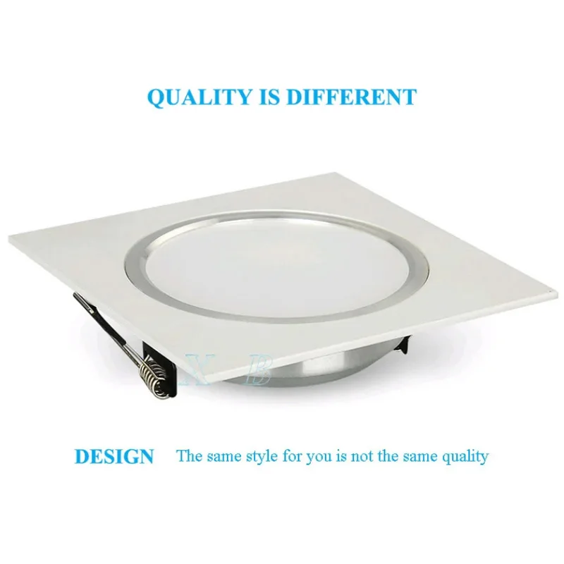 AC220V 110V Ultra-thin LED Downlight Spotlight Ceiling Light Grid Light 3W5W7W9W12W15W18W Recessed Downlight LED Panel Light