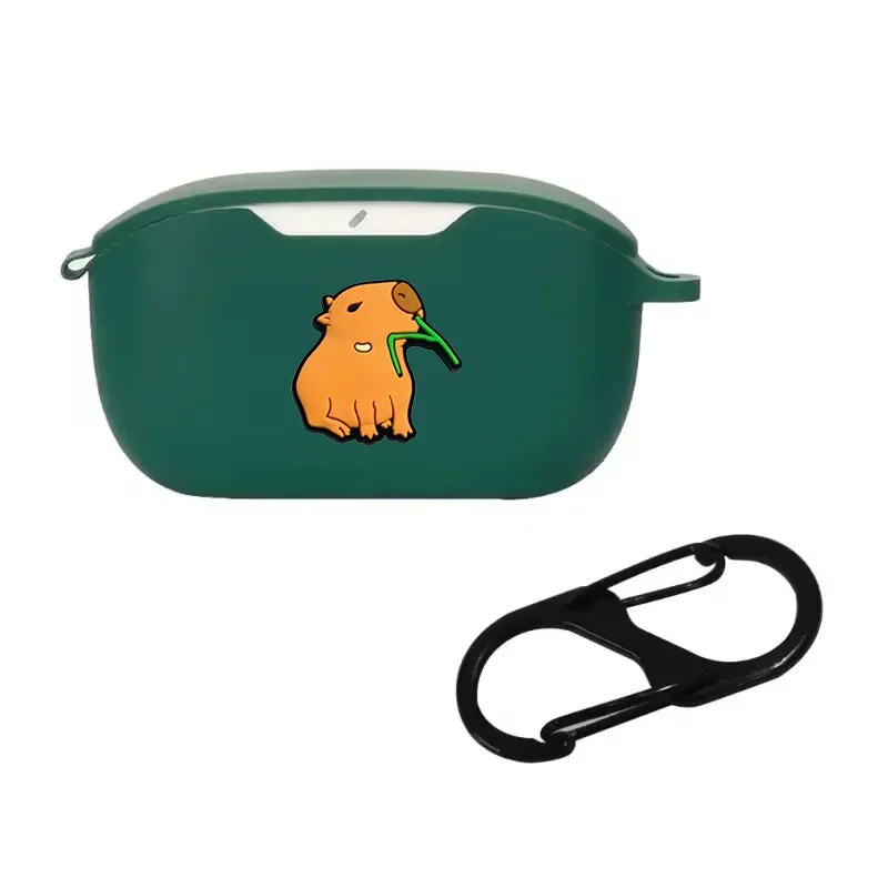 Animal Capybara Earphone Case for JBL Wave 100 TWS / Wave Buds Silicone Blutooth Earbuds Charging Box Protective Cover view 6