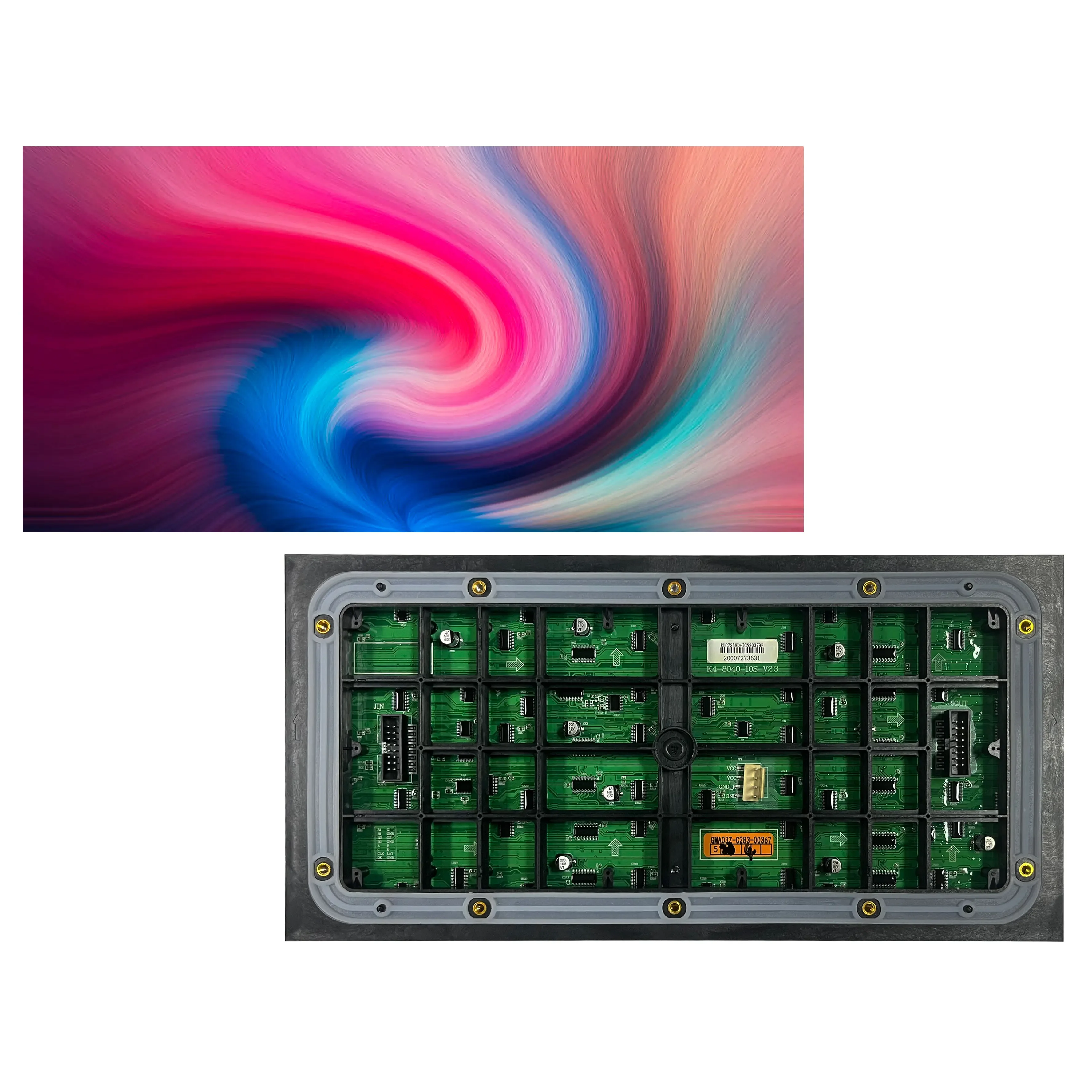 320X160Mm P4 Luar Ruangan Tahan Air RGB Penuh Warna LED Tampilan LED Modul LED Panel Digtal LED SMD1415 Papan