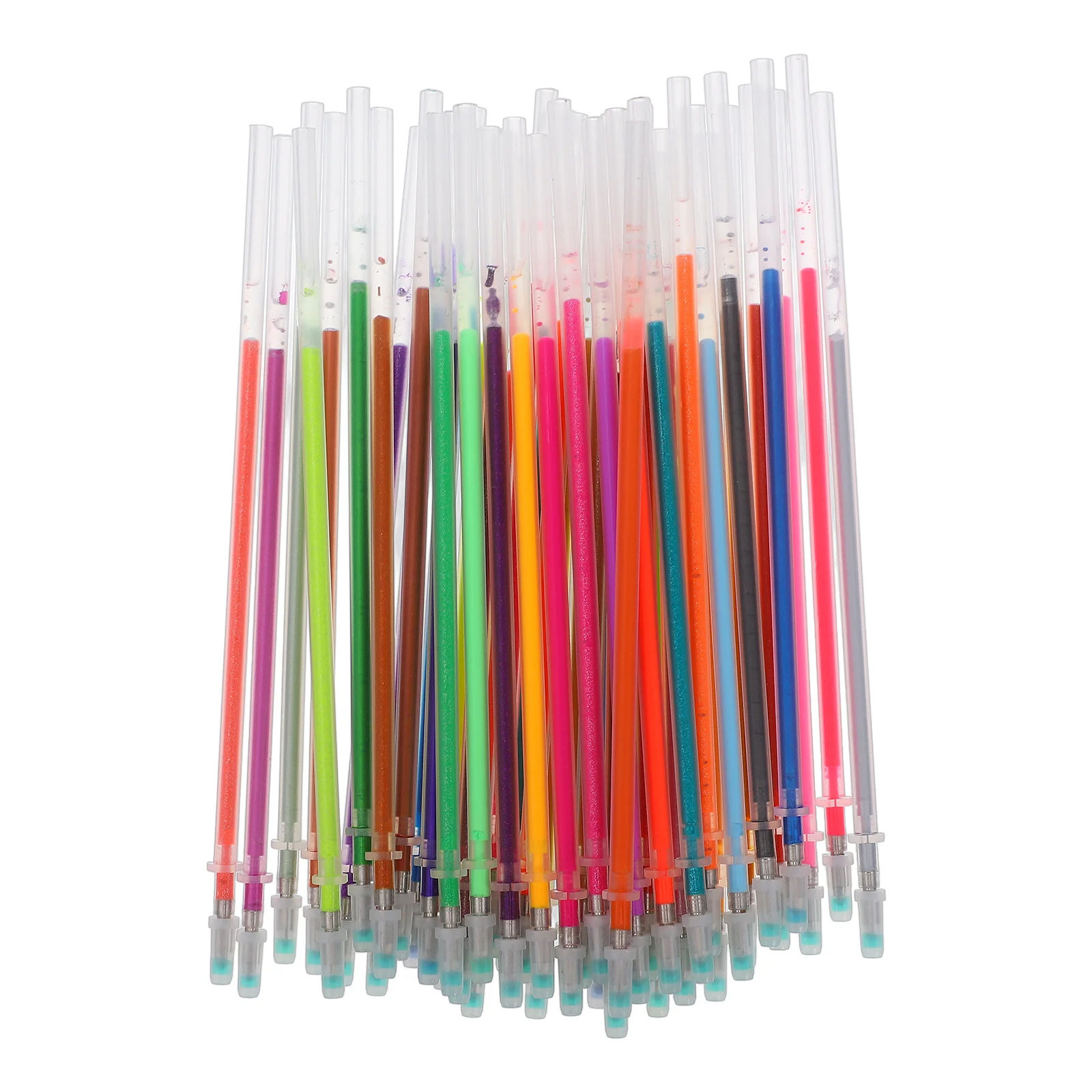

0.5mm Gel Ink Refills Pack Multicolor Set with Glitter Metallic Neon Pastel Effects Free Flowing Ink for Drawing Writing