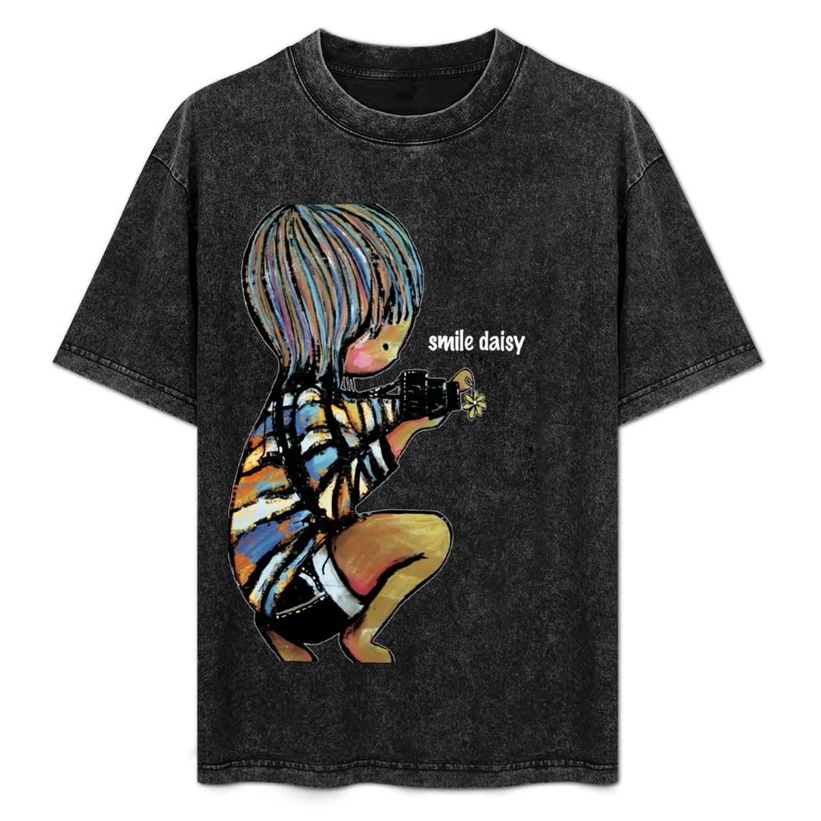Smile Daisy Photographer T-Shirt Soft Durable Cotton T-Shirt