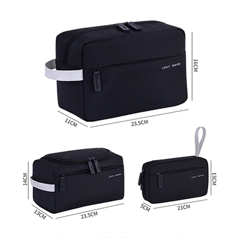 Large Capacity Toiletry Bag for Men & Women Waterproof Portable Cosmetic Organizer Multi-Functional Shaving & Makeup Storage Bag