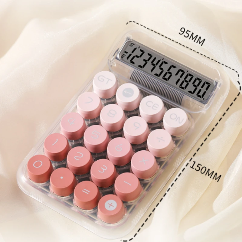 Calculator Office Commercial Transparent Dopamine Gradient Color Computer Cute High Appearance Level Calculator image 6