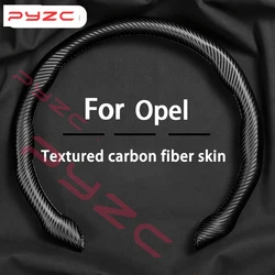 Car Suede Steering Wheel Cover Sweat-absorbin For Opel Corsa Astra Insignia Vectra Meriva Zafira Mokka Grandland