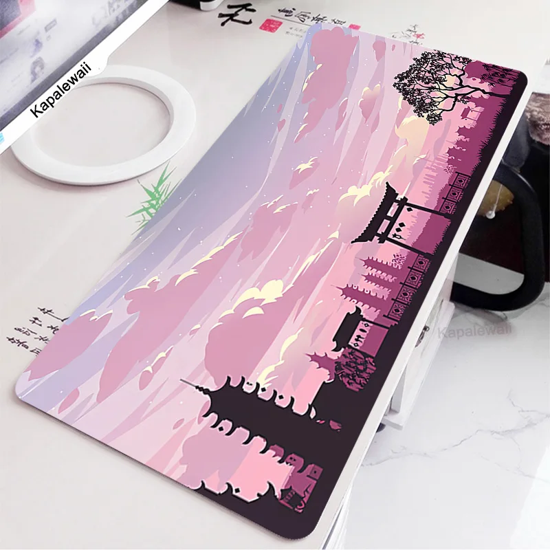 

Pink Space Mousepad Gamer Computer Keyboard Mause Carpet GMK Laptop Desk Mat XXL Deskpad Cute Large Mouse Pad 900x400 Mouse Mat