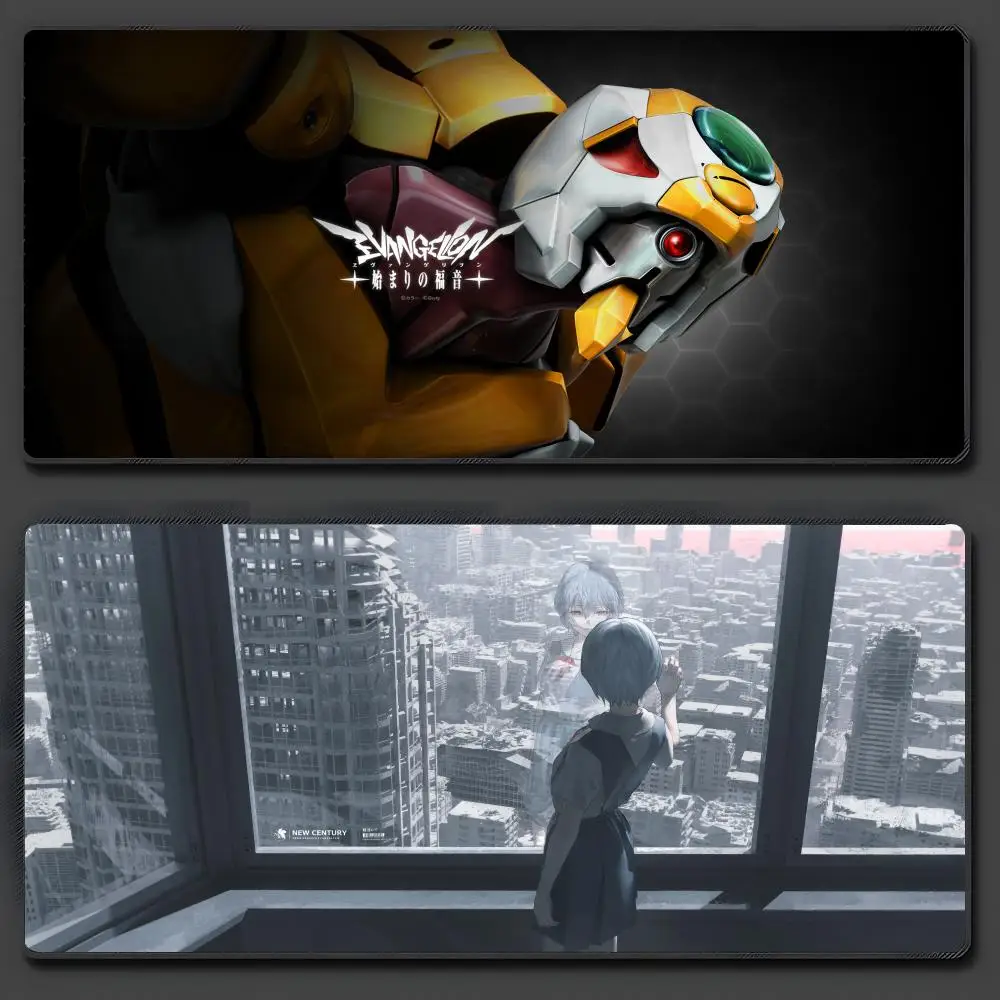 

Коврик для мыши с изображением аниме-девушки Аянами Рей, большой, противоскользящий, резиновый, игровой, прочный, толстый, с прошитыми краями, подходит для офиса и дома.