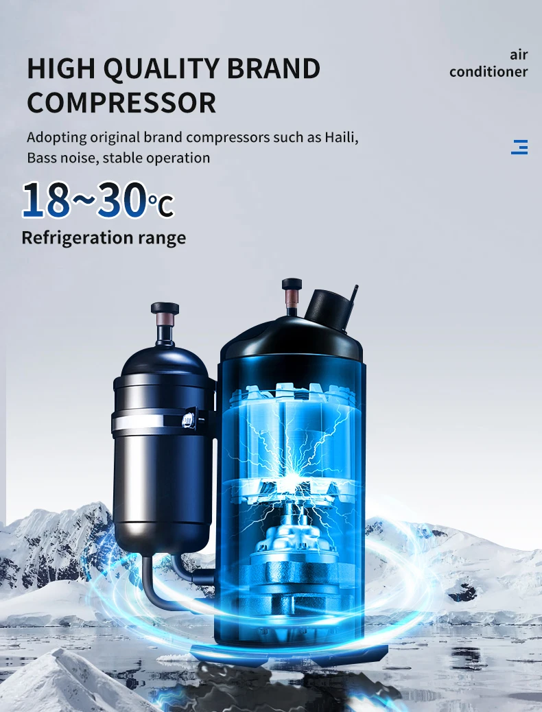 5HP تكييف هواء المطبخ التجاري نظام التبريد الثقيل توفير الطاقة وحدة التيار المتردد للمطبخ الصناعي