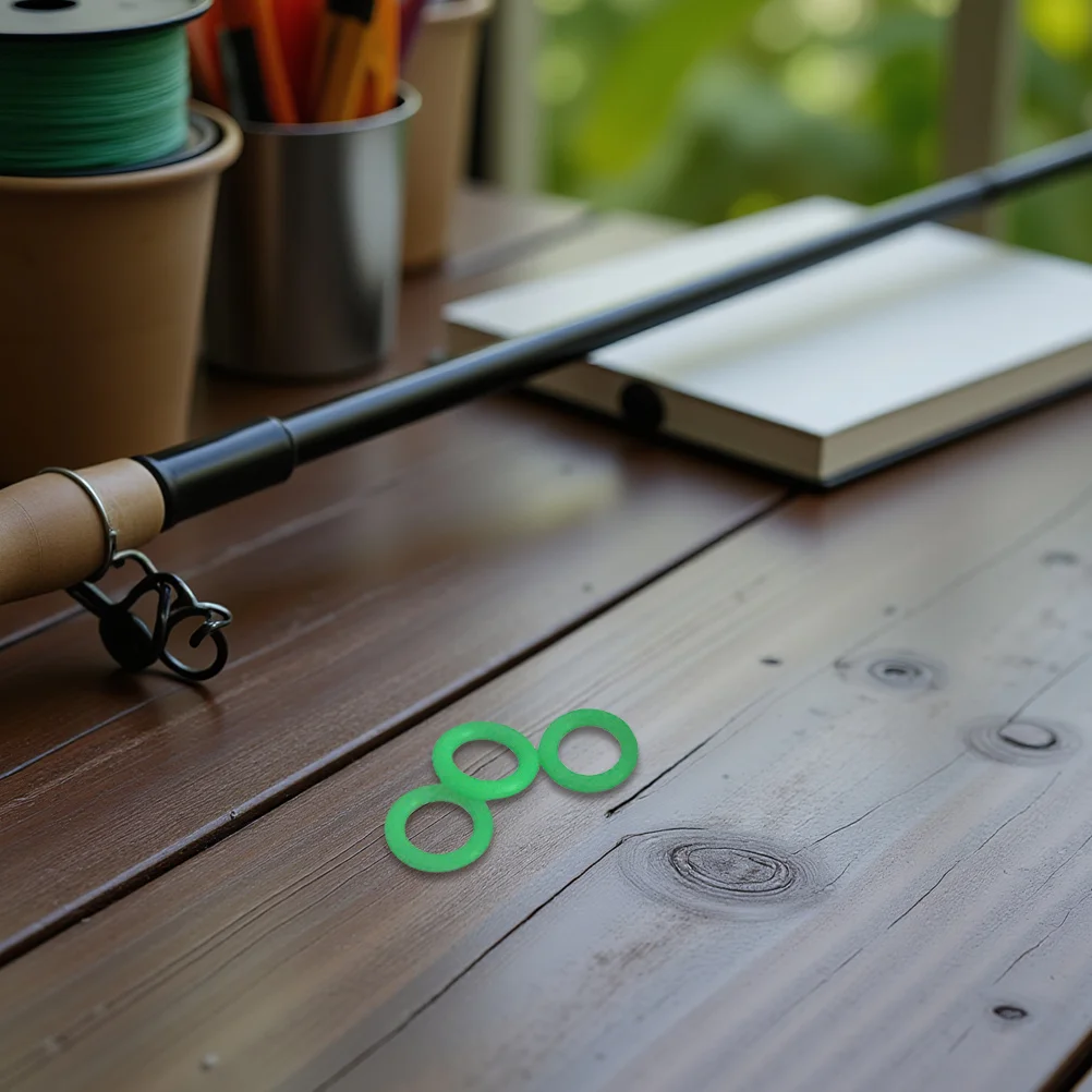 

100Pcs Fluorescent Camping Tent Peg Rings Tent Stakes Rings Night Marker Outdoor Nail Warning Night Camping Supplies