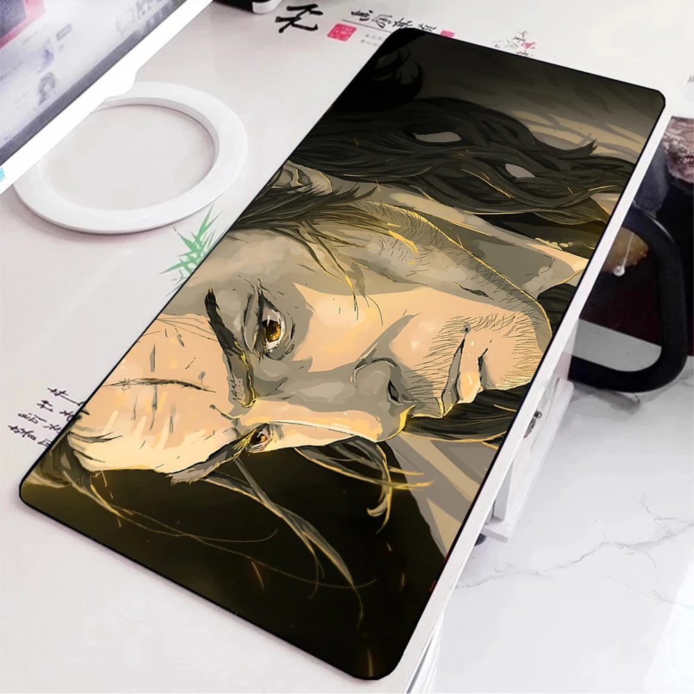 Comic Vagabond Miyamoto Musashi Mousepad Printing Computer Gamers Locking Edge Non-slip Mouse Pad XXL90x40cm Keyboard Desk Pad