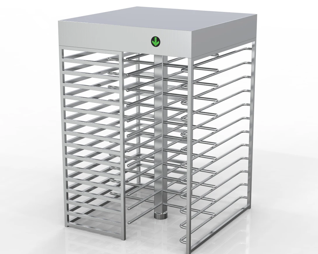 Pedestrian Turnstile Access Control Single Passage Full Height Turnstile Gate Wholesale With Remote Control For Office Building