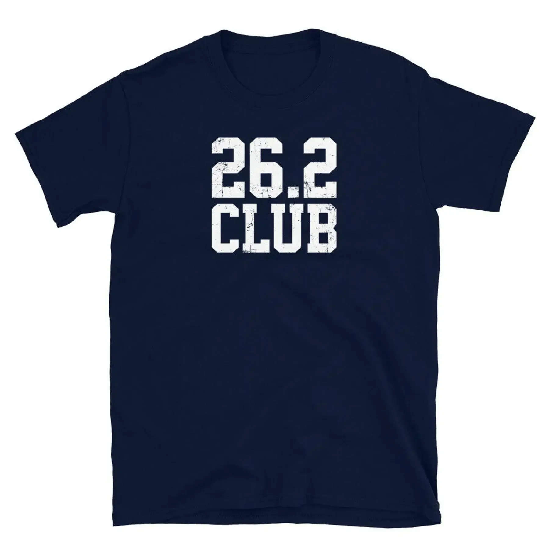 26 2 Club Full Marathon Running Long Distance Race Short Sleeve Unisex T Shirt