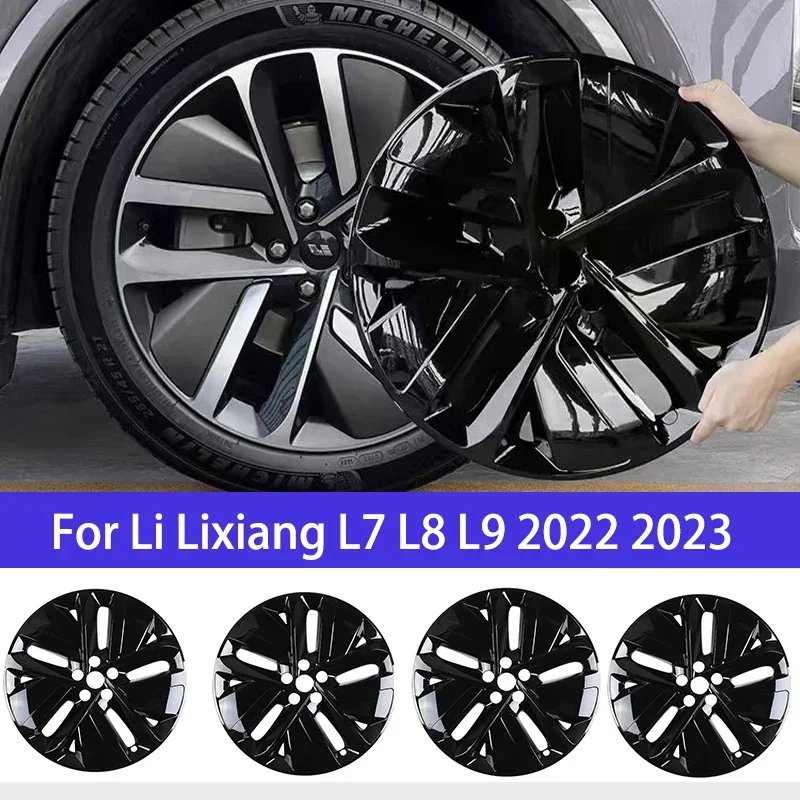 For Li Lixiang L7 L8 L9 Hub Cap Automobile Performance Replacement Wheel Hubcap Full Rim Cover 4PCS 20 Inch 21 inch Wheel Caps