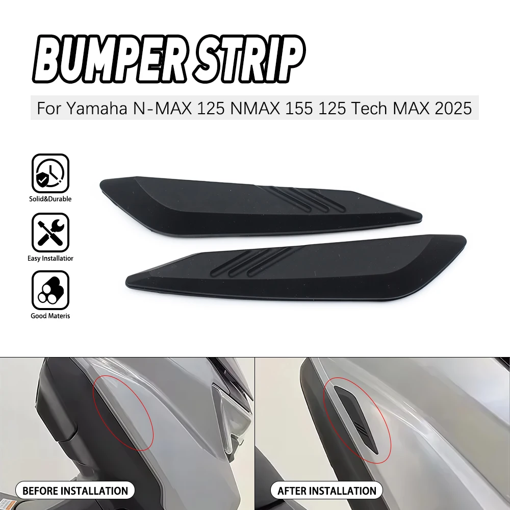 

Motorcycle Side Fairing Anti-Collision Strip Motorcycle Parts For Yamaha NMAX125 155 2025 Side Fairing Scratch Protection Guard