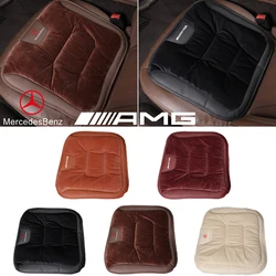 Flannel Car Cushion Seat Cover Auto Supplies Accessories For Mercedes Benz AMG W108 W124 W126 W140 W168 W169 C300 GLA GLC 4MATIC