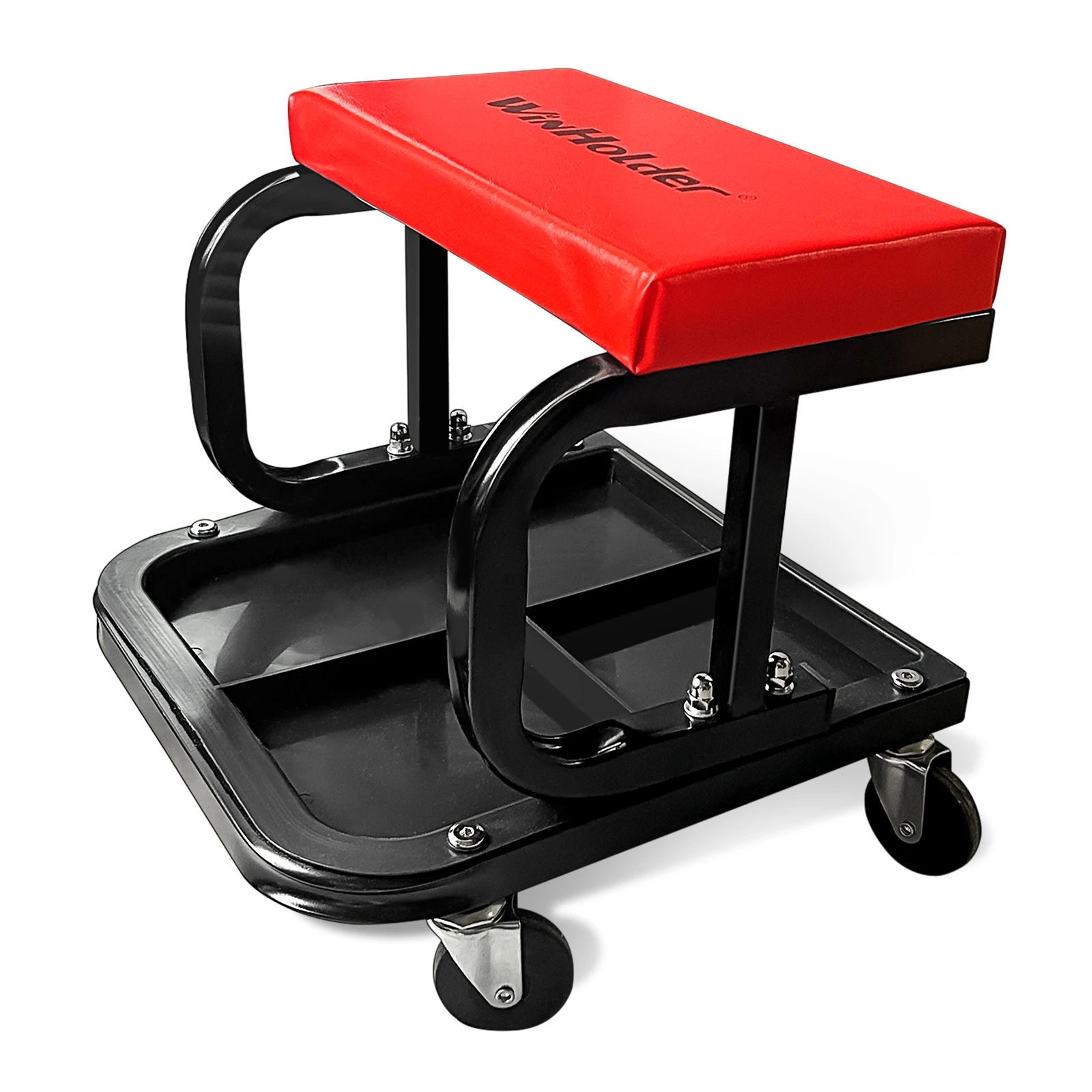 ميكانيكا المرآب مبطن المتداول البراز كرسي مقعد عجلات دوارة 150 كجم ماكس