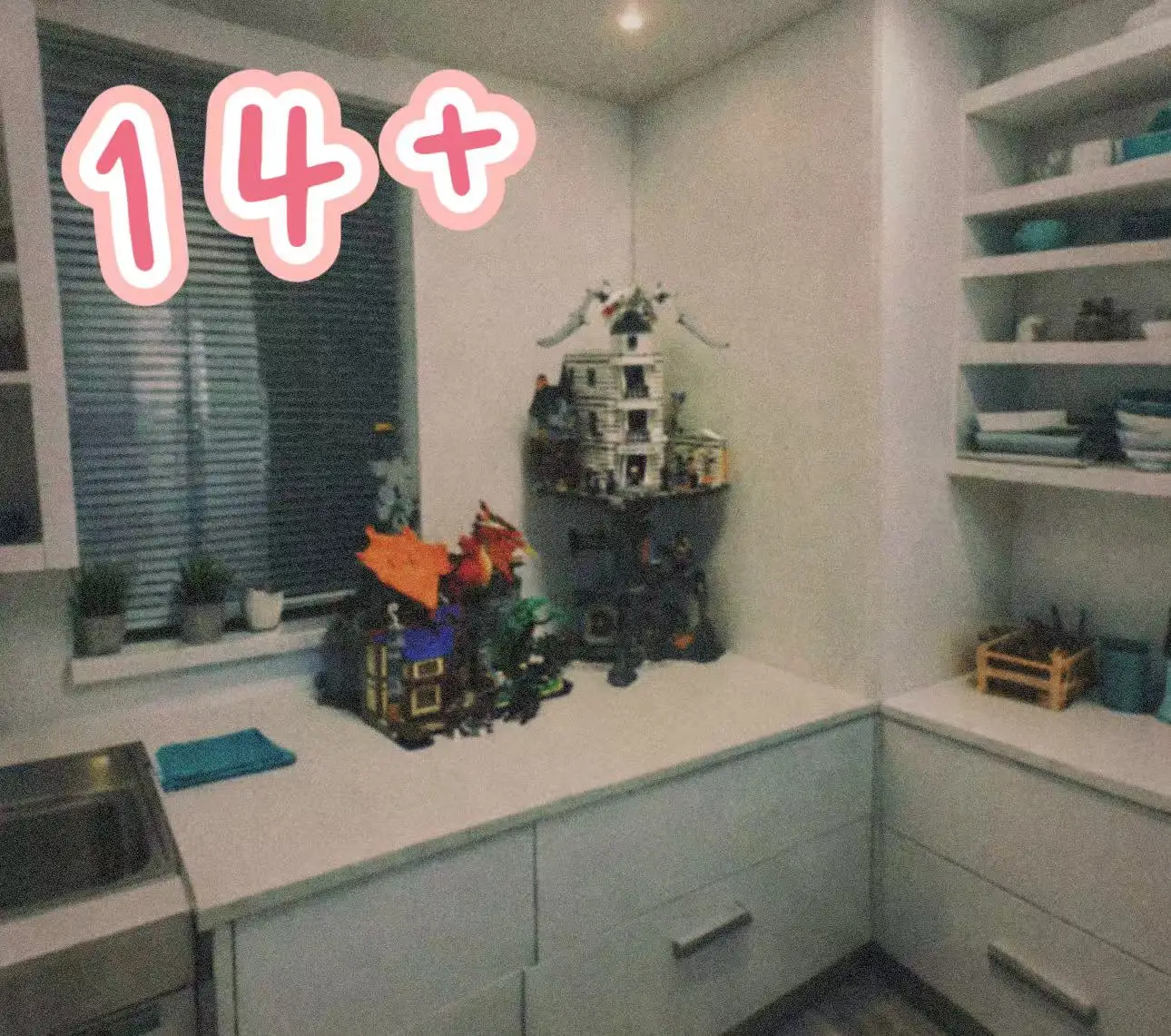 2026 new in stock home decoration compatible 21348 76417 Desktop ornament Castle Children's Gift Christmas Gift