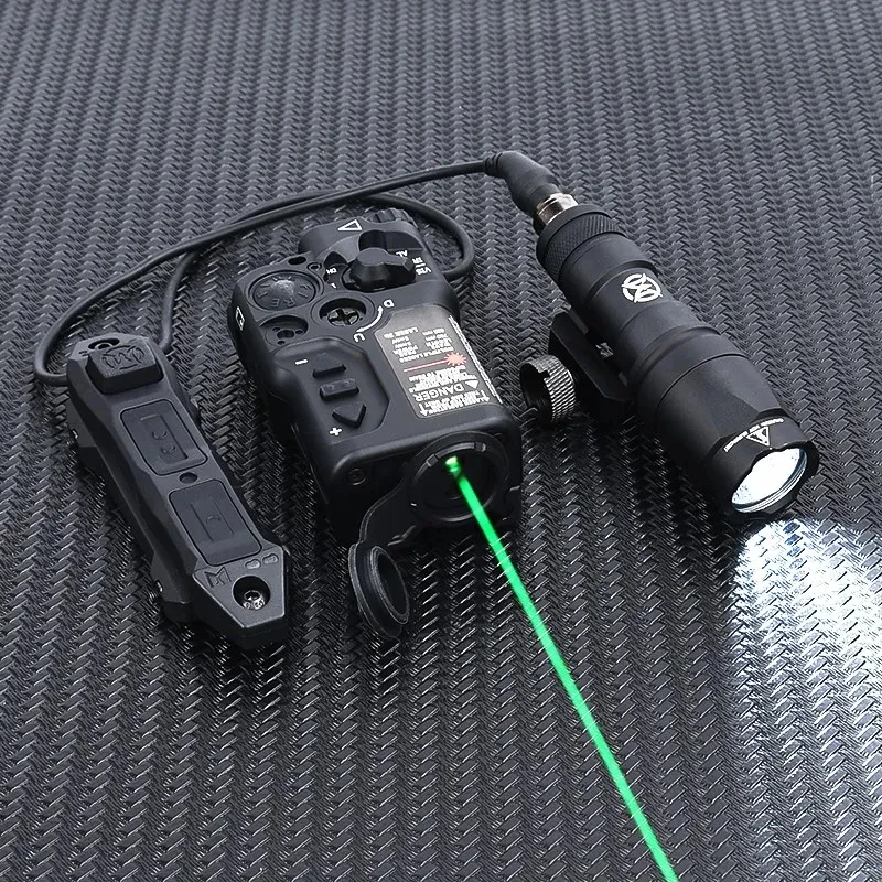 Metal Airsoft RAID-X Indicator Wadsn M300A Flashlight Hunting Red Green Blue IR Sight RAID Laser Dual Function Pressure Switch