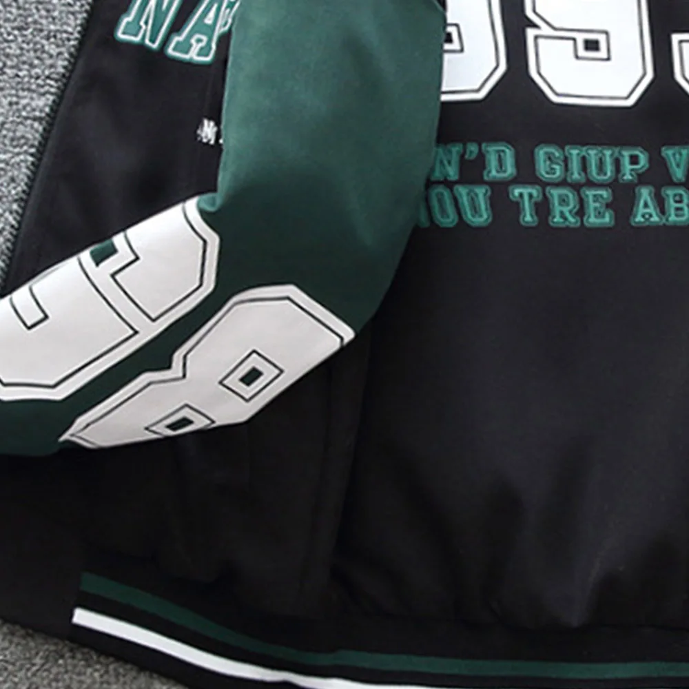 2-12Year Spring Autumn Baby Boys Jacket Letters Pattern Kids baseball uniform Coats For Children Outerwear Teenage Clothing