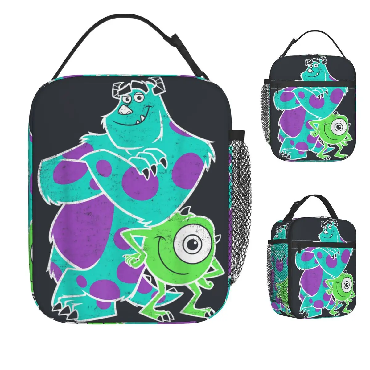 

Университет монстров Sulley & Mike Best Buds Сумка для обеда для унисекс Ланч-бокса Эстетическая сумка-холодильник Портативная сумка-тоут для еды