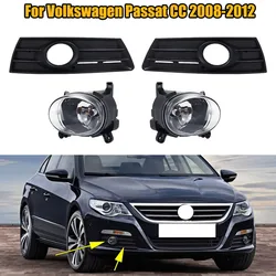 3C8853665C 3C8853666C Front Lamp Grille Front Bumper Fog Light For VW Passat CC 2008 2009 2010 2011 2012 Car Accessories