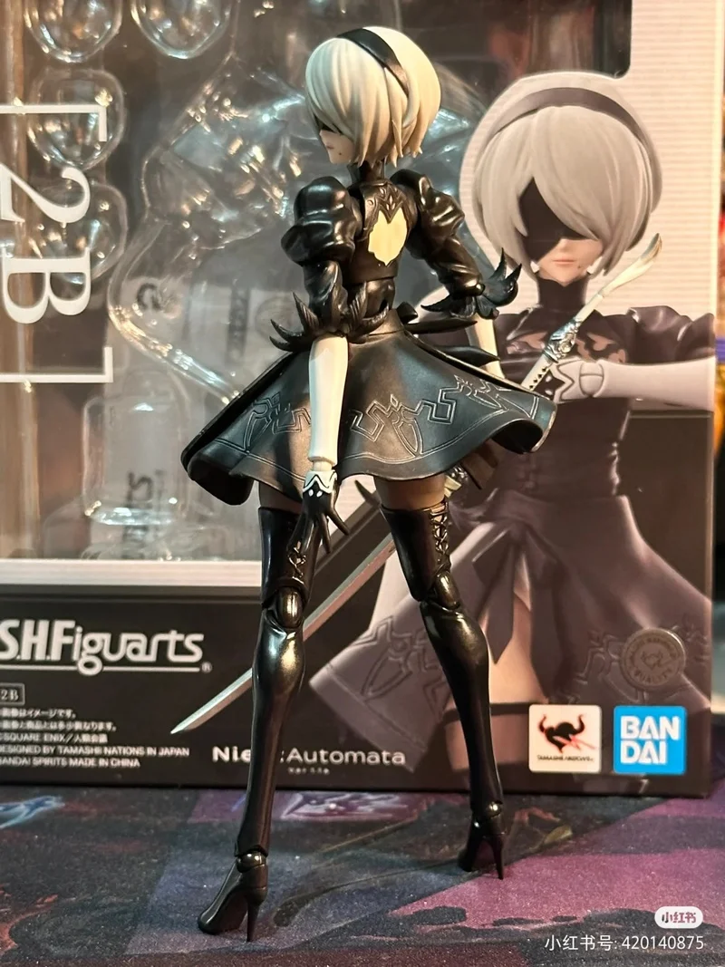 100%Original In Stock Bandai S.H.Figuarts 2b Miss Nier Mechanical Era Nier Automatic Figure Animation Version Gift