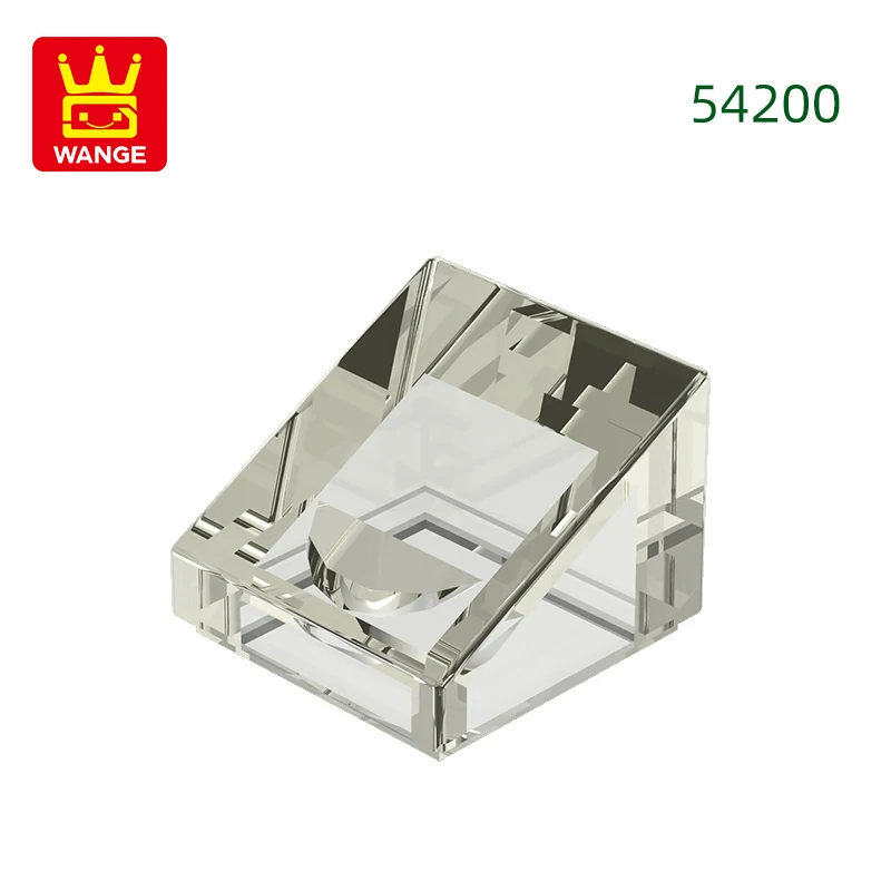 Wange 543 stks/partij 54200 1x1 Helling Bouwstenen Geneigd Panel Bricks DIY Compatibel met alle Merk Speelgoed voor Kinderen Geschenkdoos