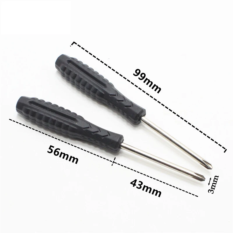 6Pcs Mini Small Manual Screwdriver Household 3mm Diameter Twist Screwdriver Chromium Vanadium Steel Screwdriver