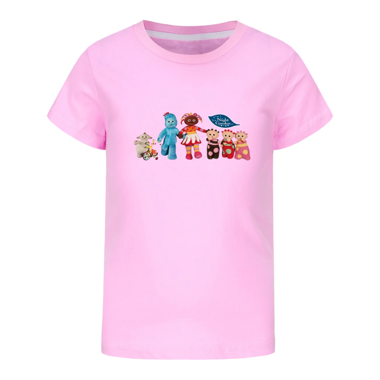In The Night Garden Clothes Kids Cartoon Igglepiggle Upsy Daisy Makka Pakka T Shirts Girls Funny T-shirts Boys Short-sleeve Tops