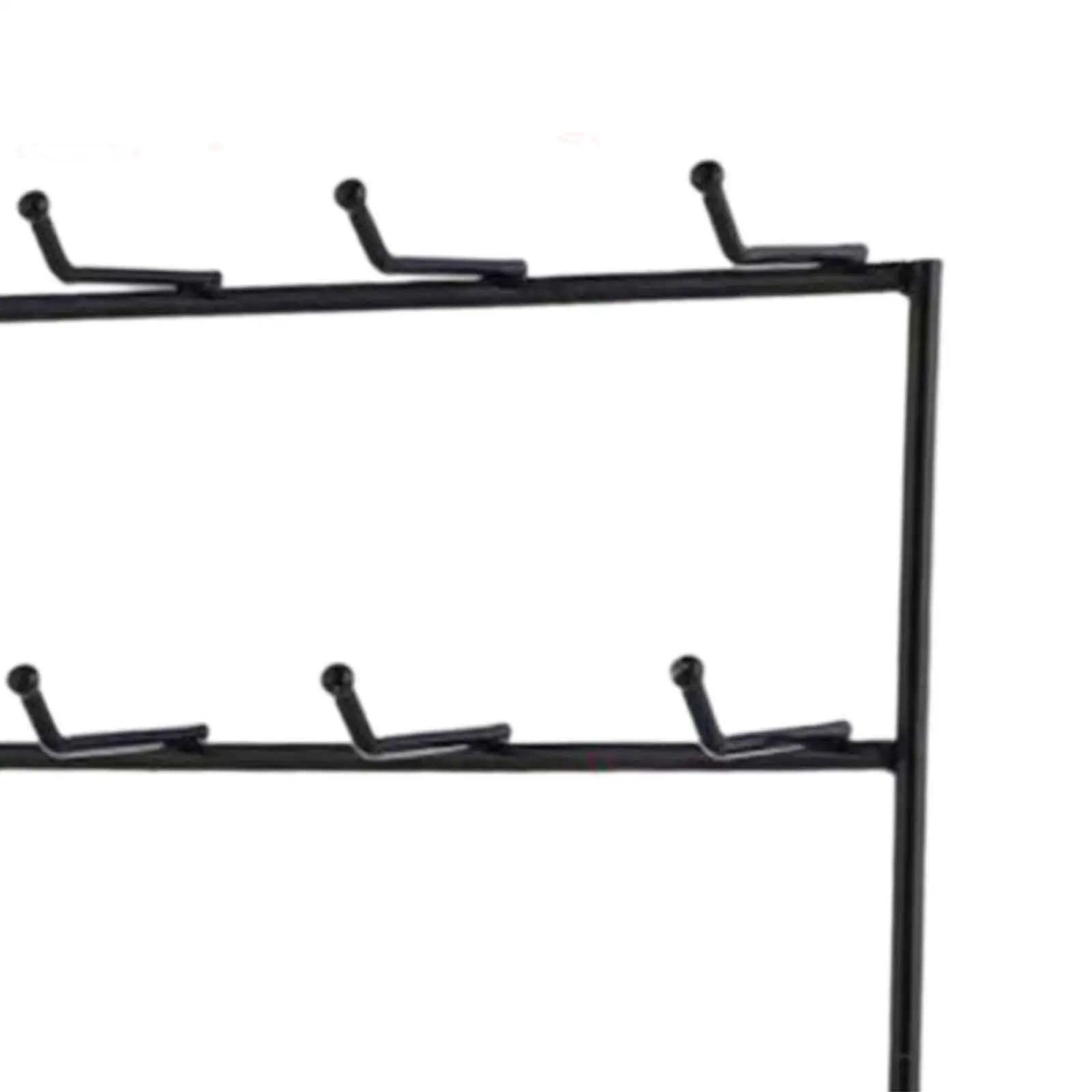 3 Tier Earring Holder Stand Storing Earrings 15 Hooks Storage Hanger Jewelry Organizer Rack for Selling Shop Photo Dresser Store